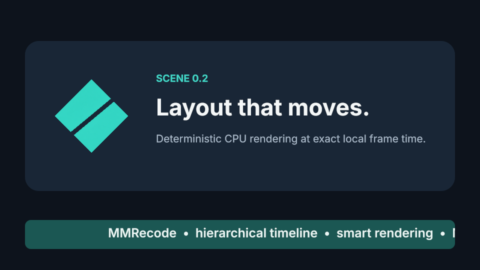 Motion layout at frame 23